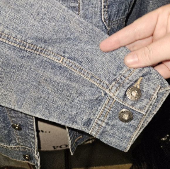 Tommy Hilfiger Womans Jean Jacket Size M - Picture 3 of 13